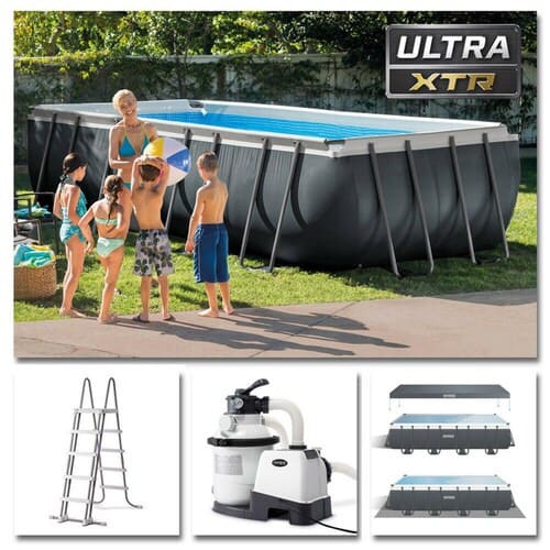 Ultra Frame Swimming Pool -5.49m X 2.74m X 132 Cm