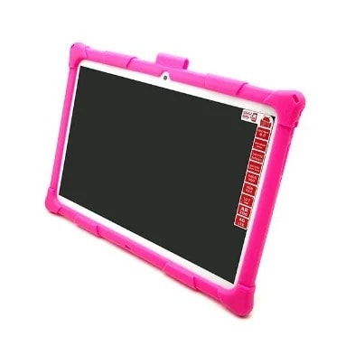Bebe B-2040 Pro Kids Tablet - 10.1" - 64GB ROM - 4GB RAM - Dual SIM - 4G LTE - 4000mAh - Pink Pouch