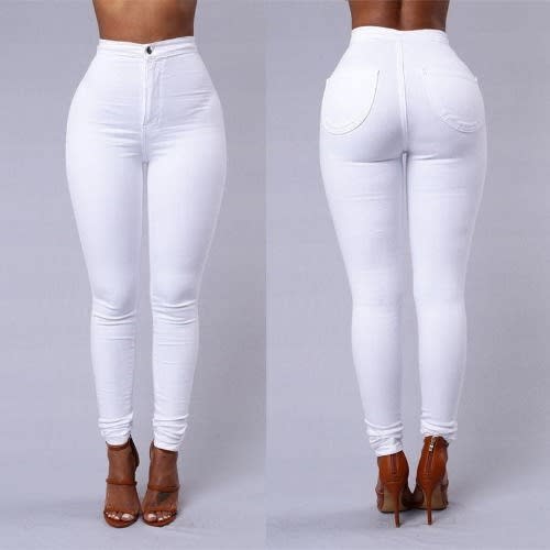 Ladies Jean - White