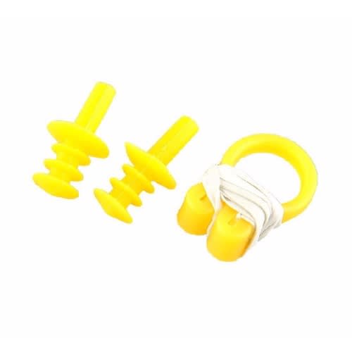 Swimming Guard Plastic Nose Clip - Silicone Ear Plug - 2 Sets