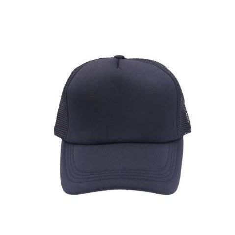 Plain Face Cap - Black
