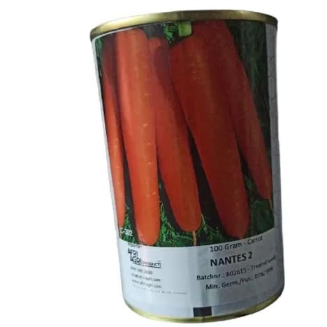 Nantes Carrot Seeds - 100 Grams