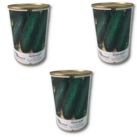 Marketmore Cucumber Seeds - 100 Grams - 3 Tins