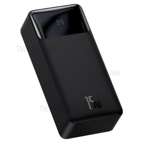 Baseus Digital Display Power Bank - 30000mah - 15w - Black