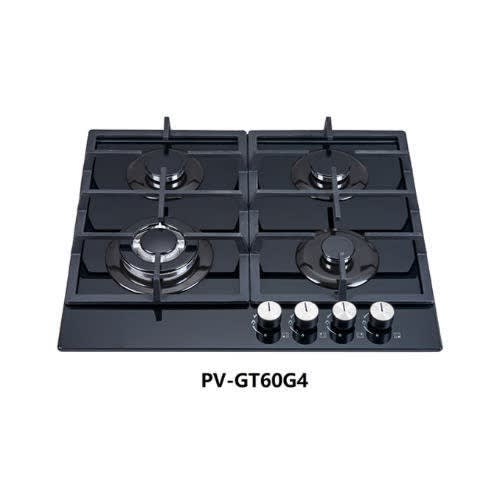 4 Burner Gas Cooker Hob - Pv-gt60g4