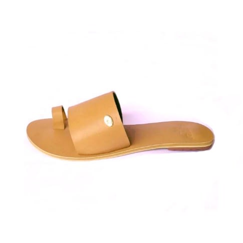 Women Flat Slippers - Brown
