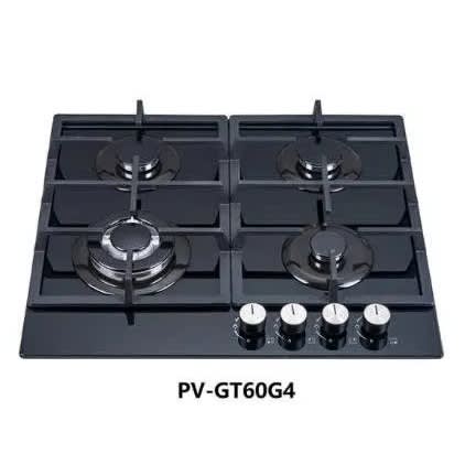 4 Burner Gas Cooker Hob - Pv-gt60g4