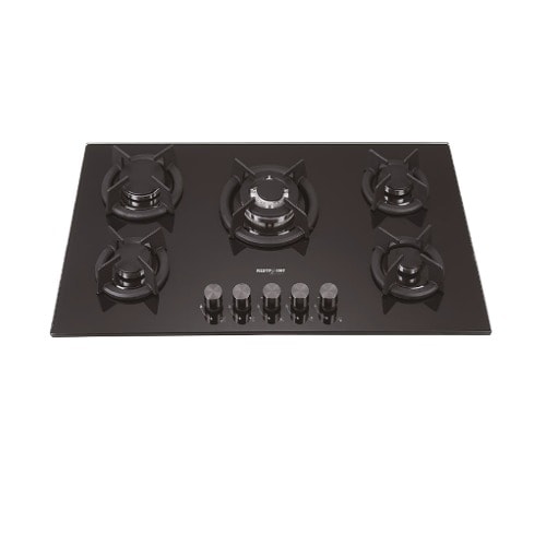 Tempered Glass - 5 Burner In Built - Gas Cooker - 8mm - Rc-gh4