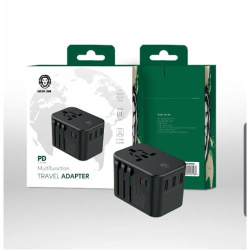Lion Pd Multifunctional Travel Adapter - 20W