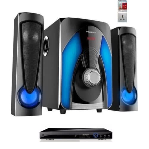 2.1ch Multimedia Speaker System + Free Lg Dvd + Free Surge Pv-ht1202