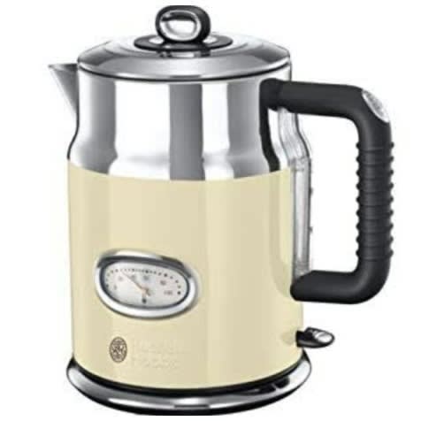 Vintage Retro Cream 1.7L Classic Noir Cordless Electric Jug Kettle - 2400W