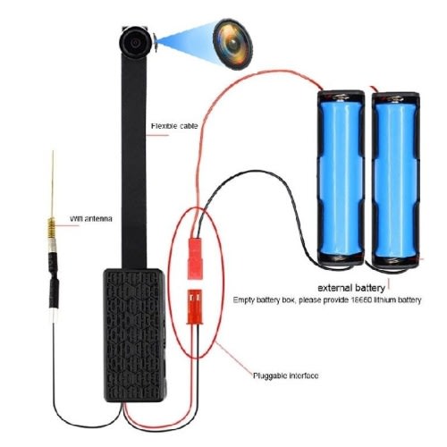 Rechargeable Wi-fi Hidden Spy Camera With Audio