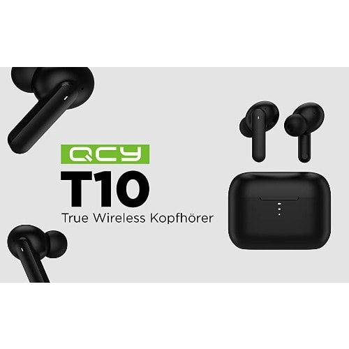 Qcy T10 Pro Tws - Bluetooth Headphones - Black