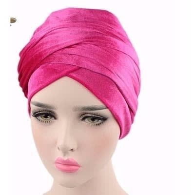 Fashionable Turban Scarf - Pink