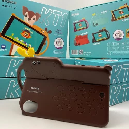 Kt1 Android Tablet For Kids Education - 7" - 2GB RAM - 16GB ROM - Wifi - 3000mah - Brown