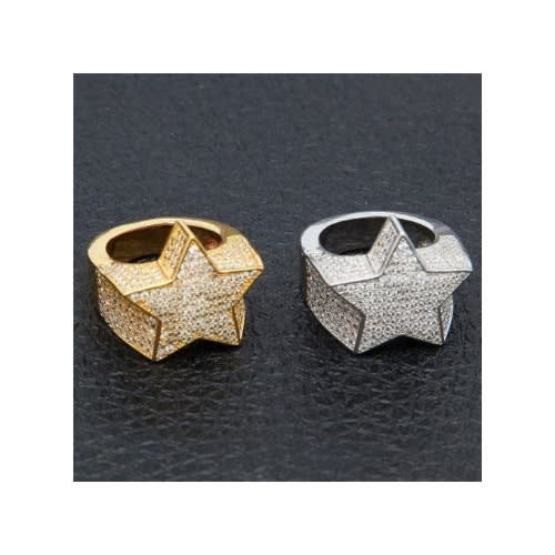 Set Of Iced Out Ring