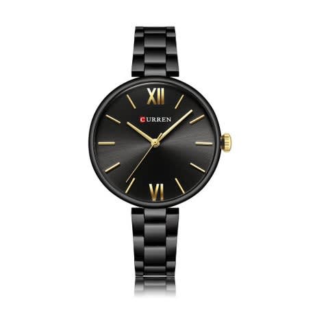 Women's Bracelet Strap Watch - Black