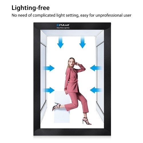 5500k Photo Light Studio Box Kit For Clothes - 240w