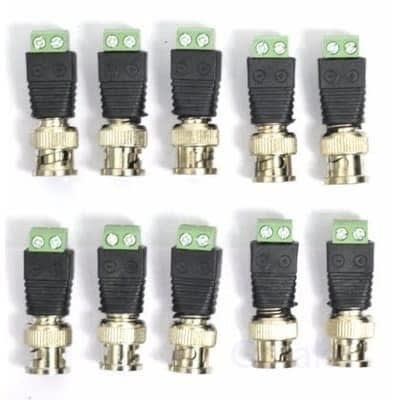 Cctv Bnc Video Balun - 10 Pieces