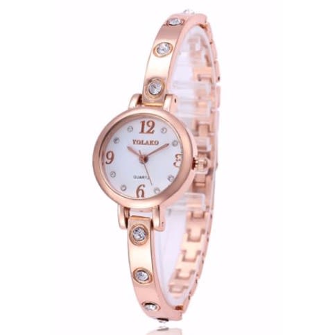 Women's Bracelet Wrist Watch - Rose Gold