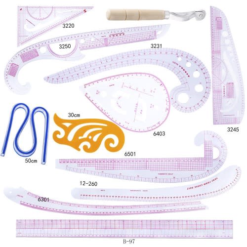 12 Set Of French Curve