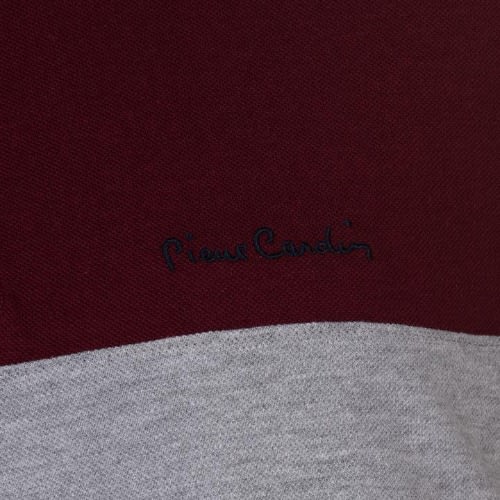 Men's Contrasting Stripe Polo Shirt