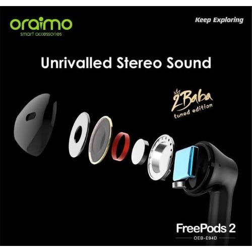Oraimo Freepods-2 2baba-version True Wireless Earbuds