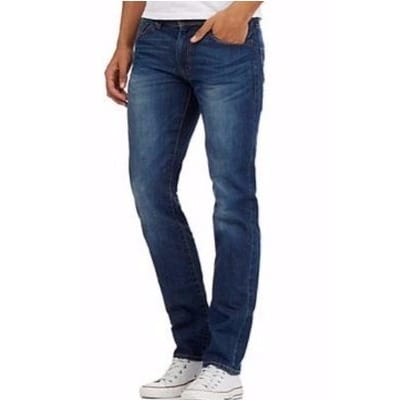 Slim Regular Jeans For Men - Blue