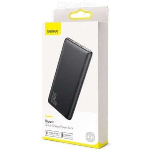 Bipow Quick Charge Power Bank 10000mAh 18w - Black