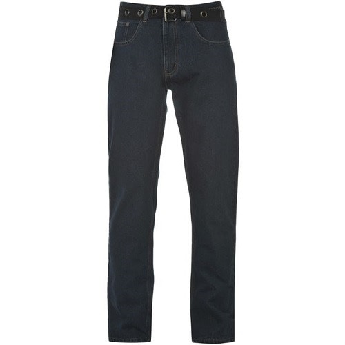Mid Wash Belted Jean