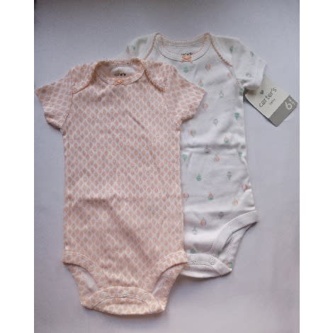 Baby Girls Bodysuits(6-9m)- 2pieces