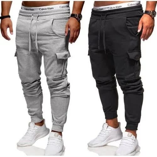 Combat Joggers - Black And Grey