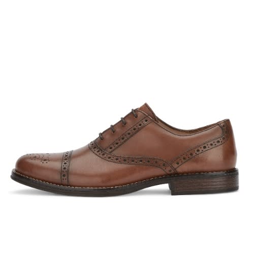 Men's Woolf Genuine Leather Classic Cap Toe Lace-up Oxford Shoe