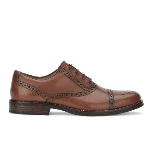 Men's Woolf Genuine Leather Classic Cap Toe Lace-up Oxford Shoe
