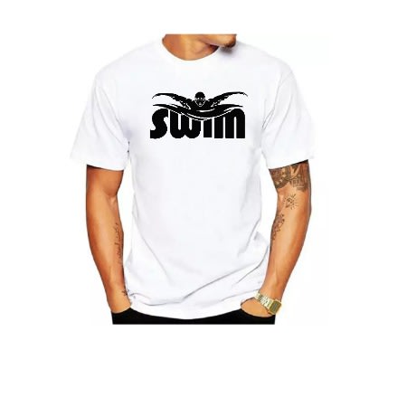 Swim Design T-shirt - White
