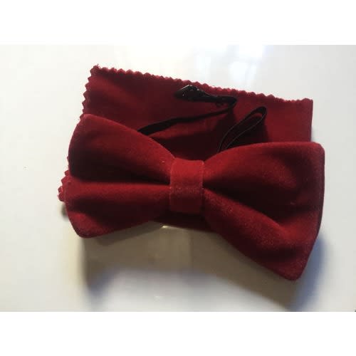 Stylish Cute Bow Men's Tie - Wine