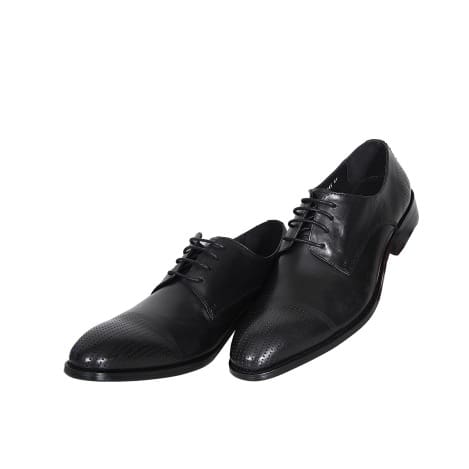Crafted Men's Lace Up Office Shoe - Black - Msh-4721