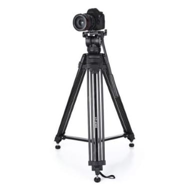 Vt-2500 Professional Mg-al Alloy Camera Video Tripod With Fluid Head