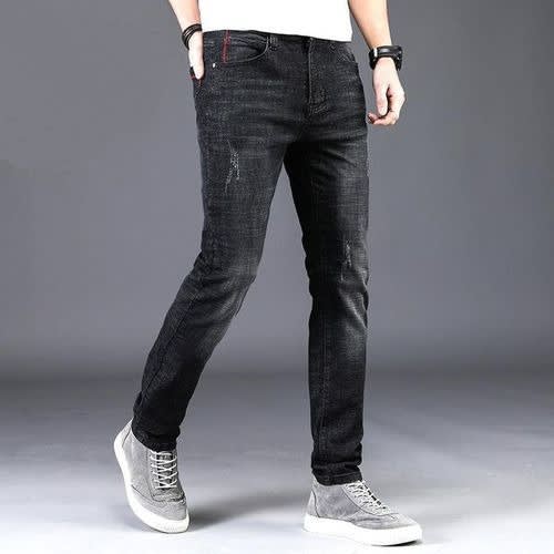 Stock Jeans For Men -wash  Black