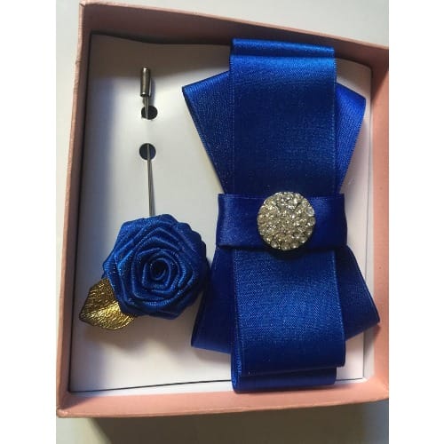 Dope Men's Bow Luxury Tie - Blue
