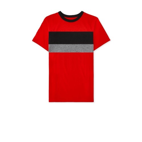 Boys T-shirt - Red /Black /Grey