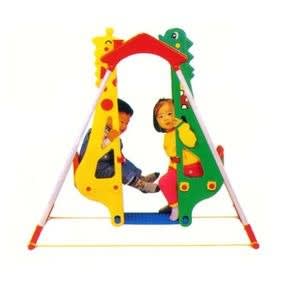 Giraffe Baby Double Swing