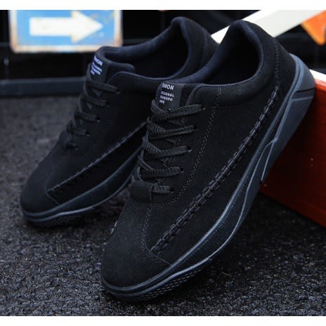 Men's Lace-up Sneakers - Black