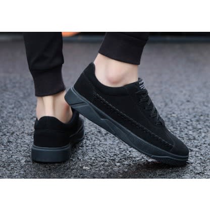Men's Lace-up Sneakers - Black