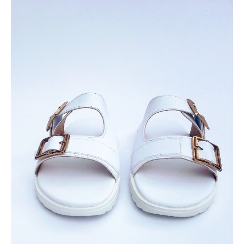 Men's White Slippers