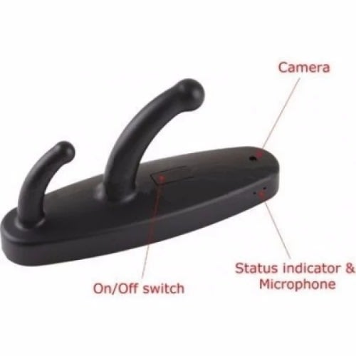 Hd Motion Detection Spy Cloth Hook With Hidden Camera