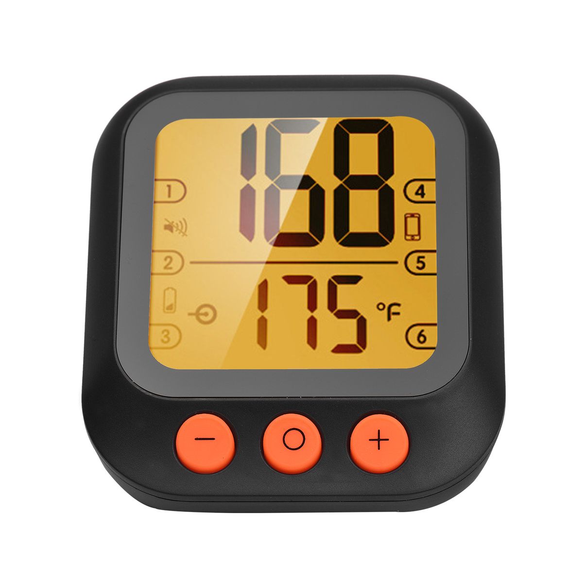 Smart Meat Thermometer With 4 Probes Digital LCD Display