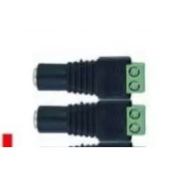 Dc Power Female/ Male Jack Connector Cable Adapter Plug For Cctv Cameras -10pieces