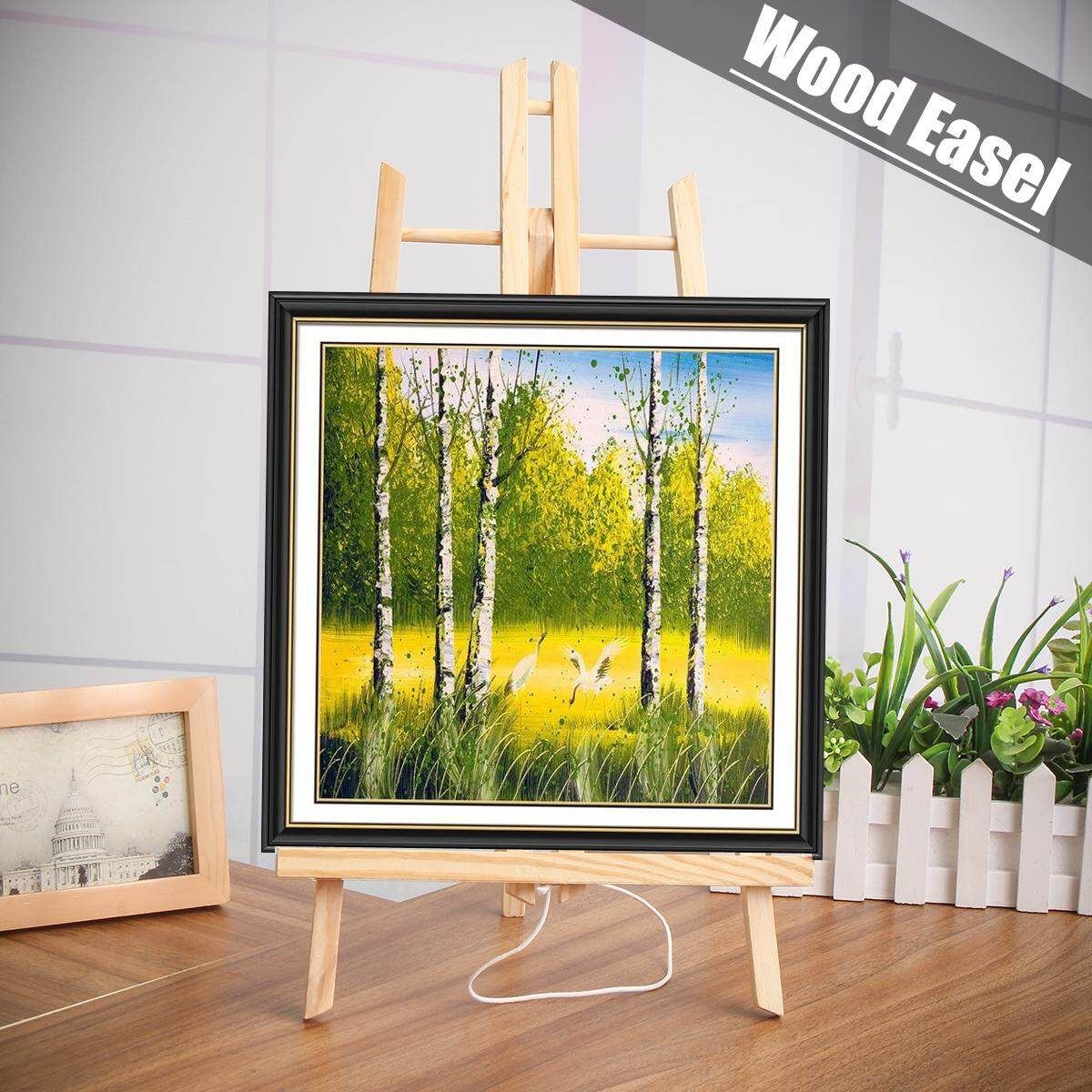 500mm Table Top Display Beech Wood Artist Art Easel Craft Wooden Wedding