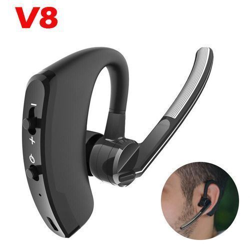 V8 Handsfree Wireless Bluetooth Earphone With Stereo HD Mic